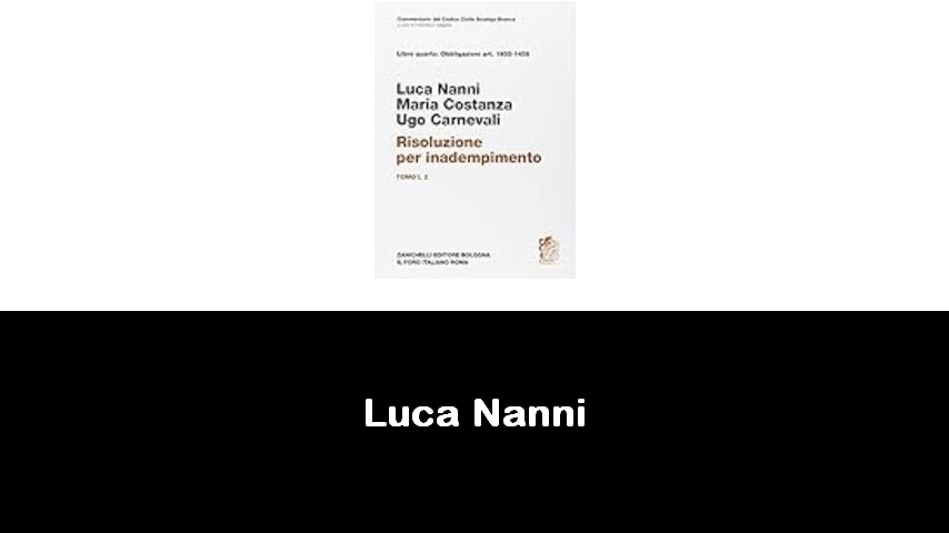 libri di Luca Nanni