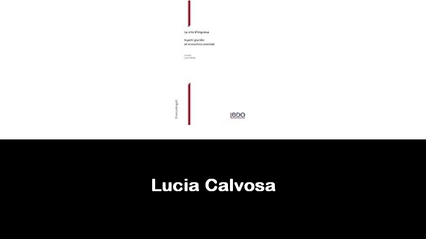 libri di Lucia Calvosa