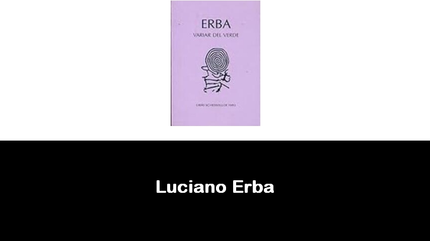 libri di Luciano Erba