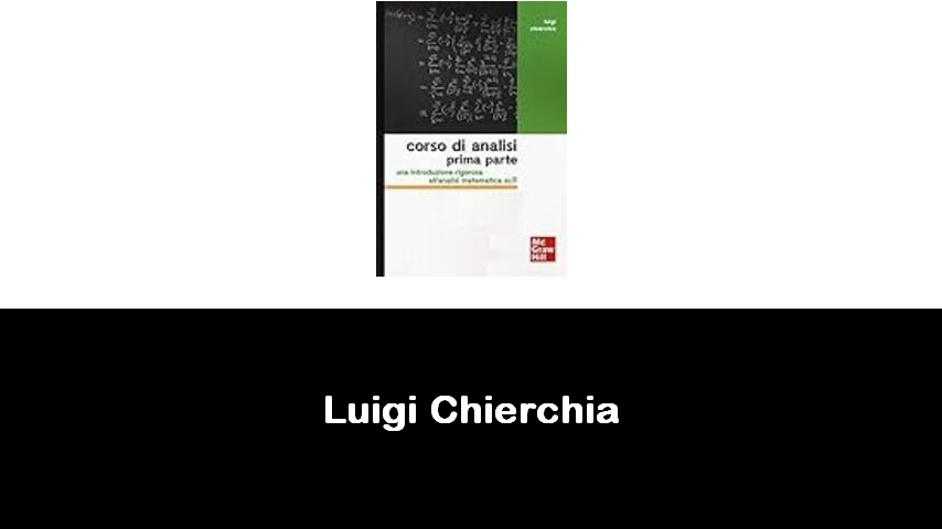 libri di Luigi Chierchia