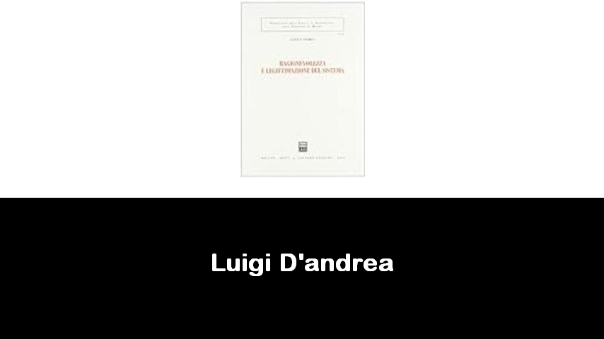 libri di Luigi D'andrea