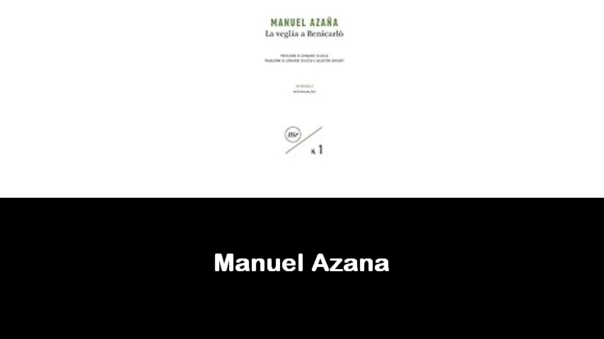 libri di Manuel Azana