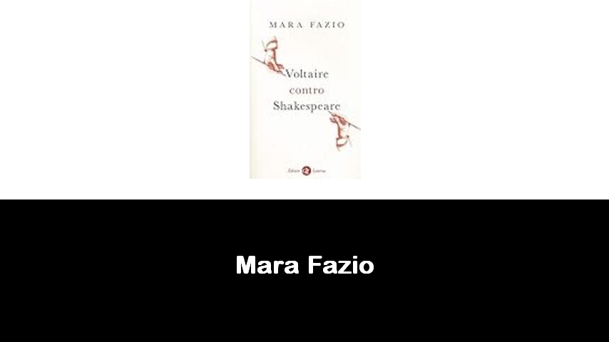 libri di Mara Fazio