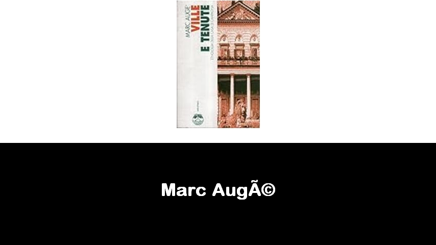 libri di Marc Augé