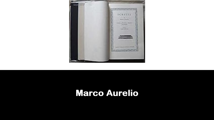 libri di Marco Aurelio