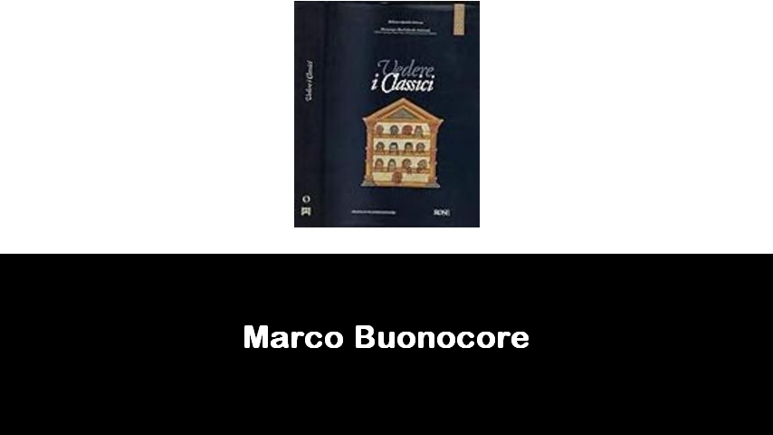 libri di Marco Buonocore