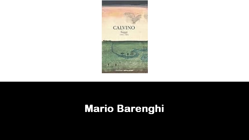 libri di Mario Barenghi