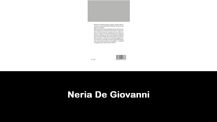 libri di Neria De Giovanni