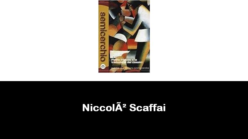 libri di Niccolò Scaffai