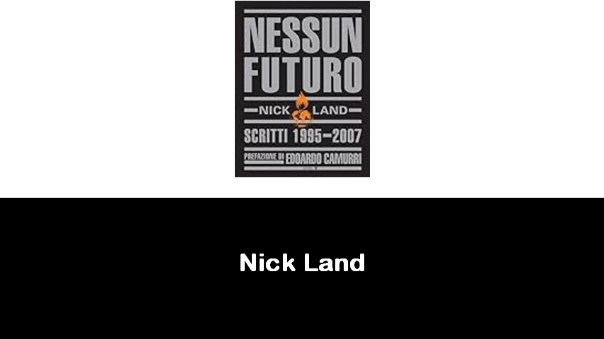 libri di Nick Land