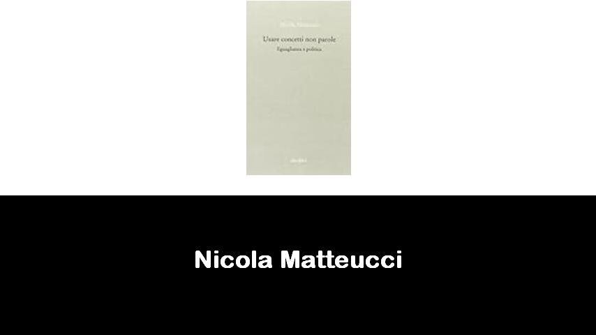 libri di Nicola Matteucci