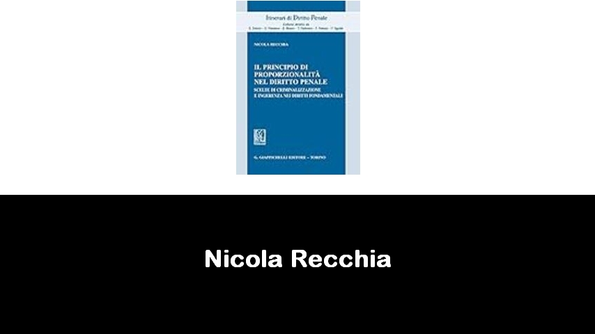 libri di Nicola Recchia