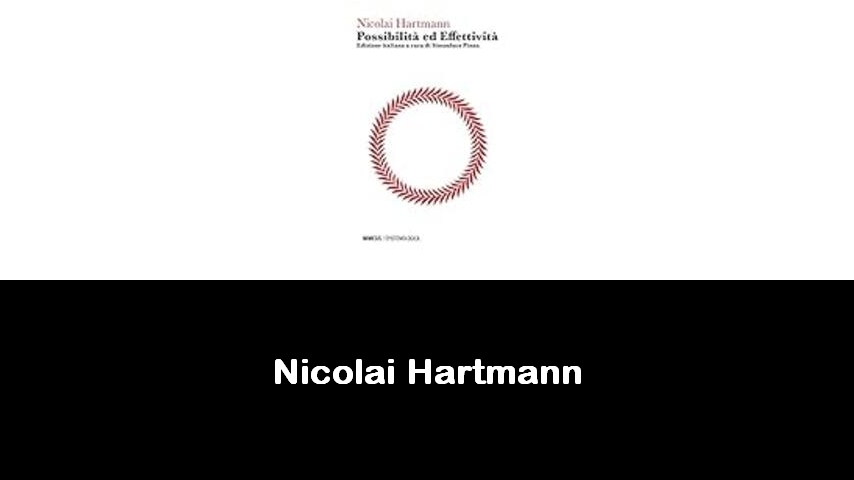 libri di Nicolai Hartmann