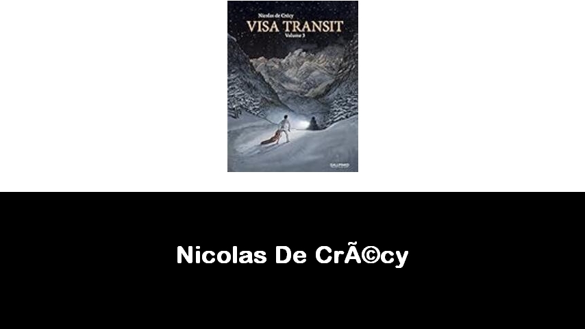 libri di Nicolas De Crécy