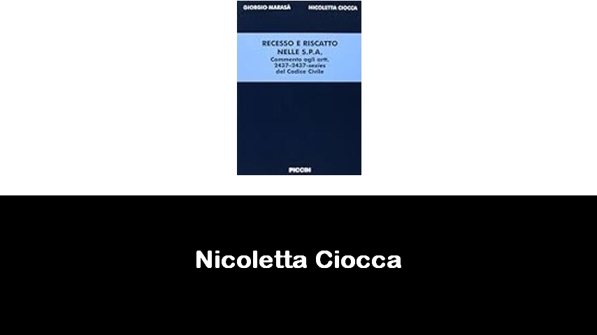 libri di Nicoletta Ciocca