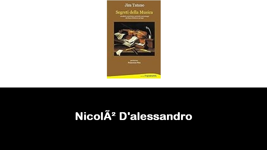 libri di Nicolò D'alessandro