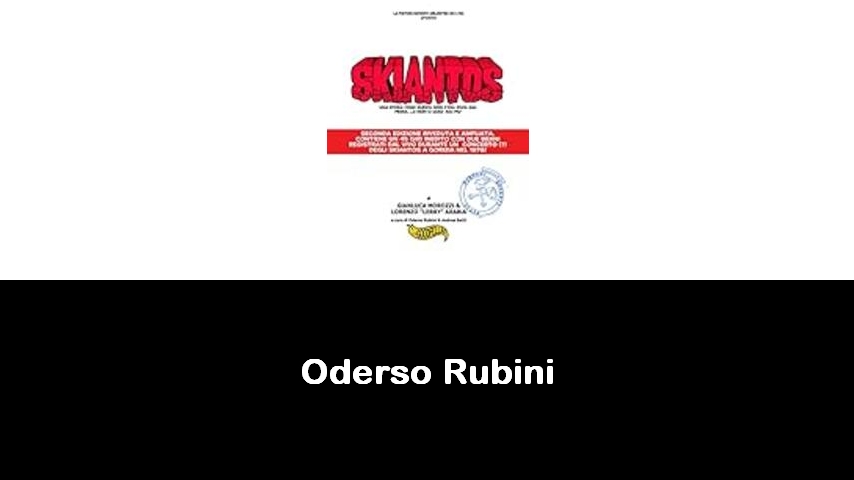 libri di Oderso Rubini