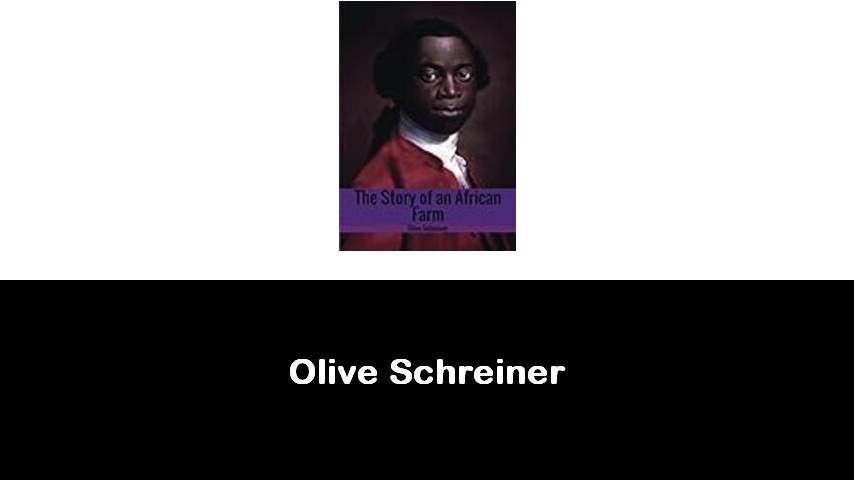 libri di Olive Schreiner