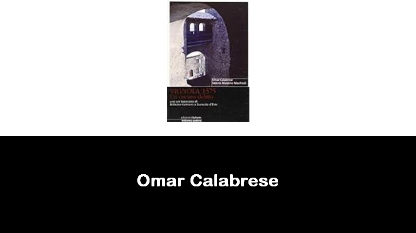 libri di Omar Calabrese