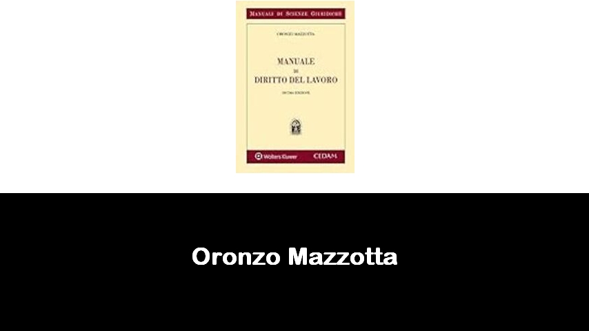 libri di Oronzo Mazzotta