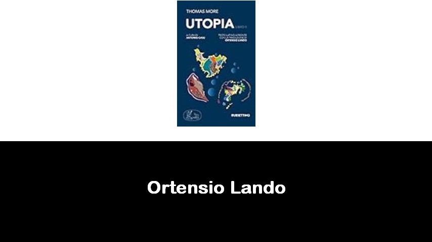 libri di Ortensio Lando