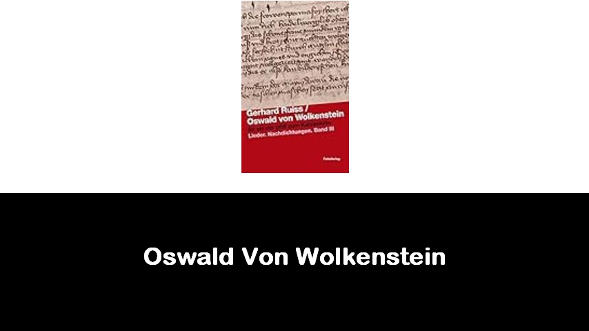 libri di Oswald Von Wolkenstein