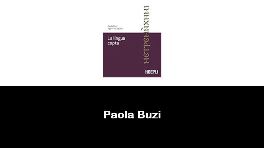 libri di Paola Buzi