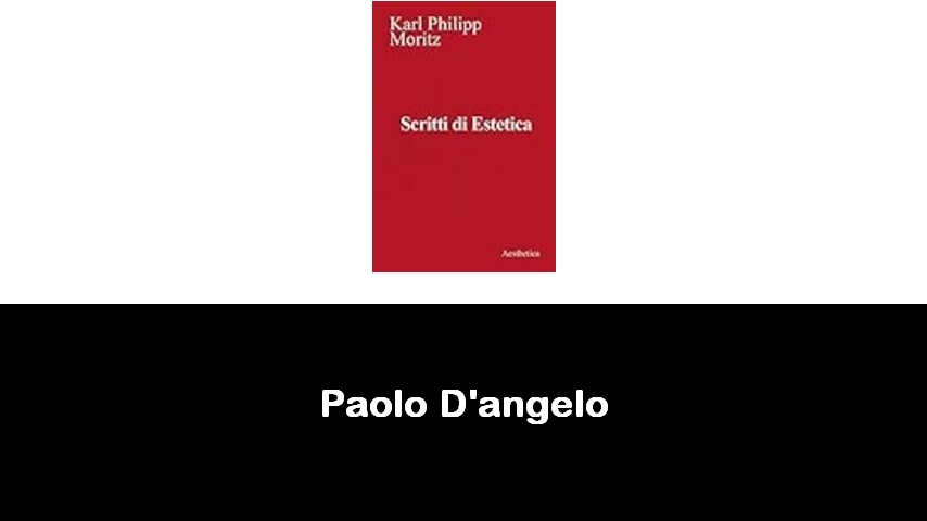 libri di Paolo D'angelo