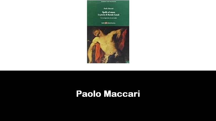 libri di Paolo Maccari