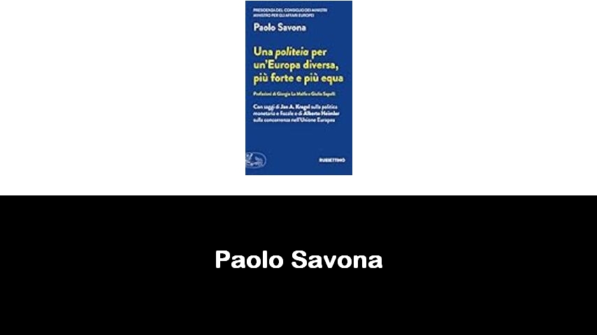 libri di Paolo Savona