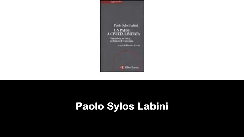 libri di Paolo Sylos Labini