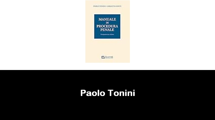 libri di Paolo Tonini