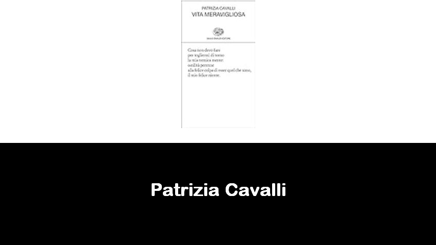 libri di Patrizia Cavalli