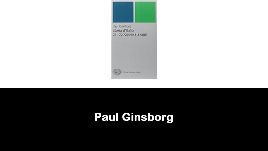 libri di Paul Ginsborg
