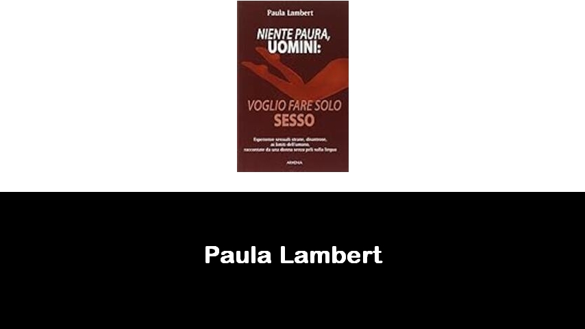 libri di Paula Lambert