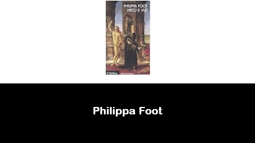 libri di Philippa Foot