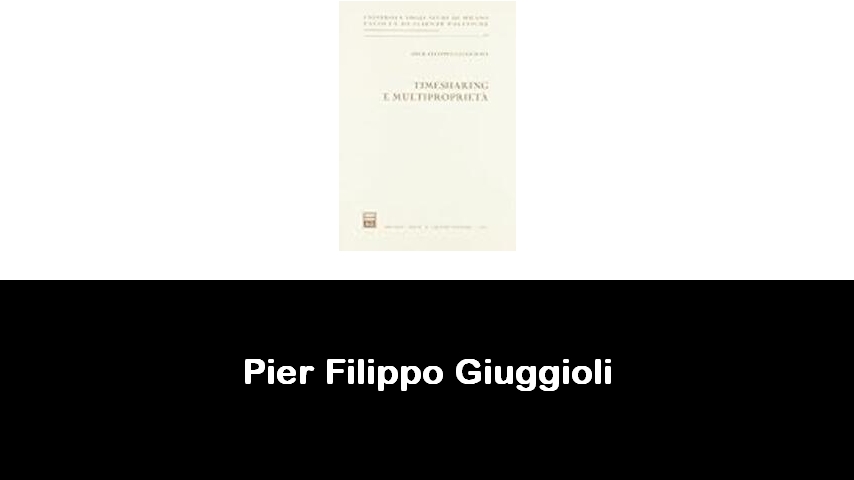 libri di Pier Filippo Giuggioli