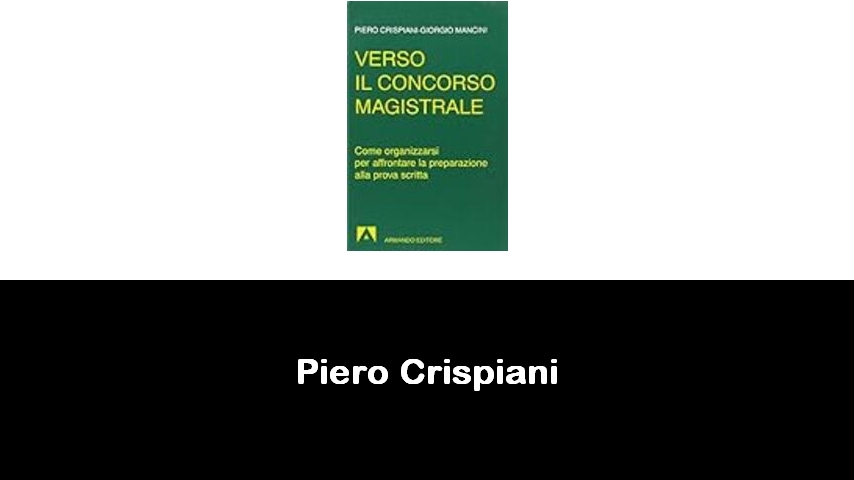 libri di Piero Crispiani