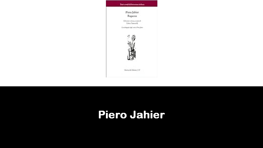 libri di Piero Jahier