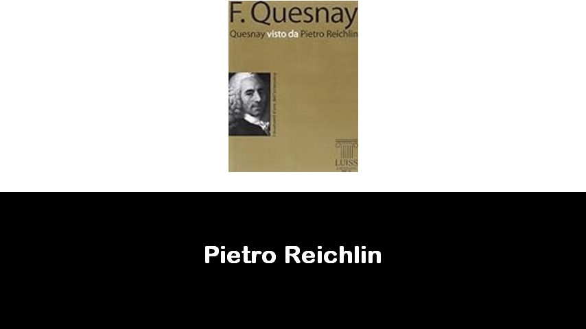 libri di Pietro Reichlin