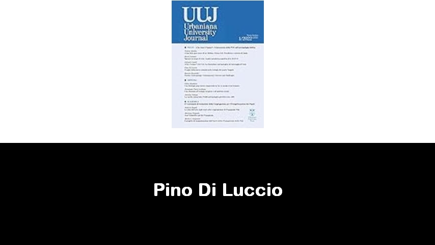 libri di Pino Di Luccio