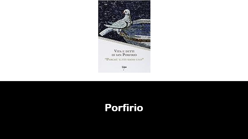 libri di Porfirio