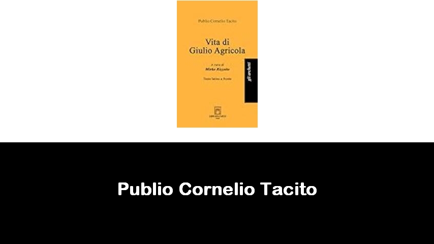 libri di Publio Cornelio Tacito