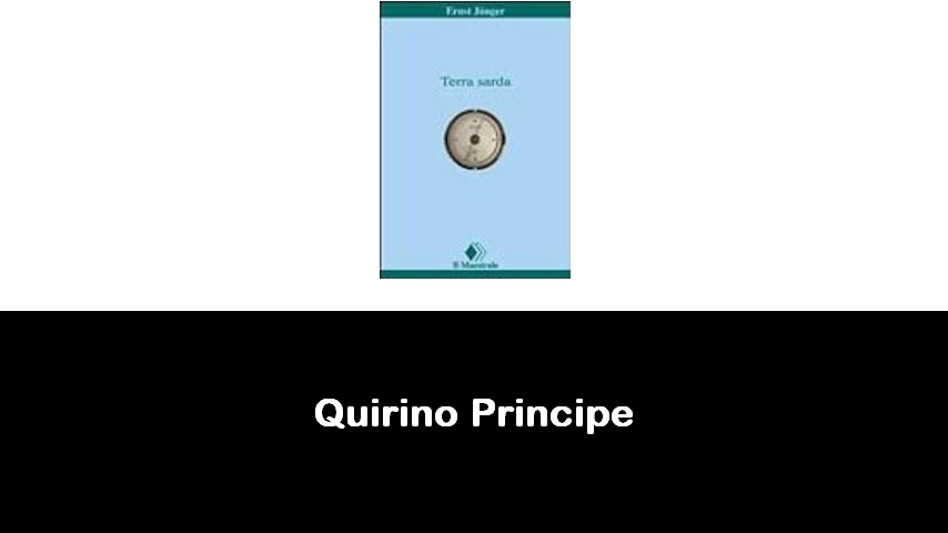 libri di Quirino Principe