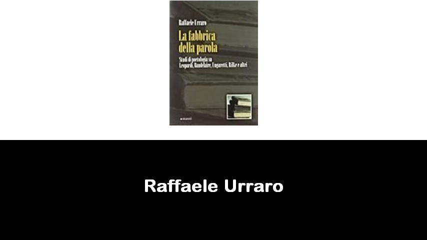 libri di Raffaele Urraro