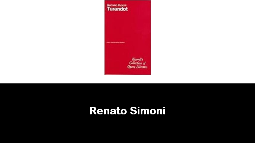 libri di Renato Simoni