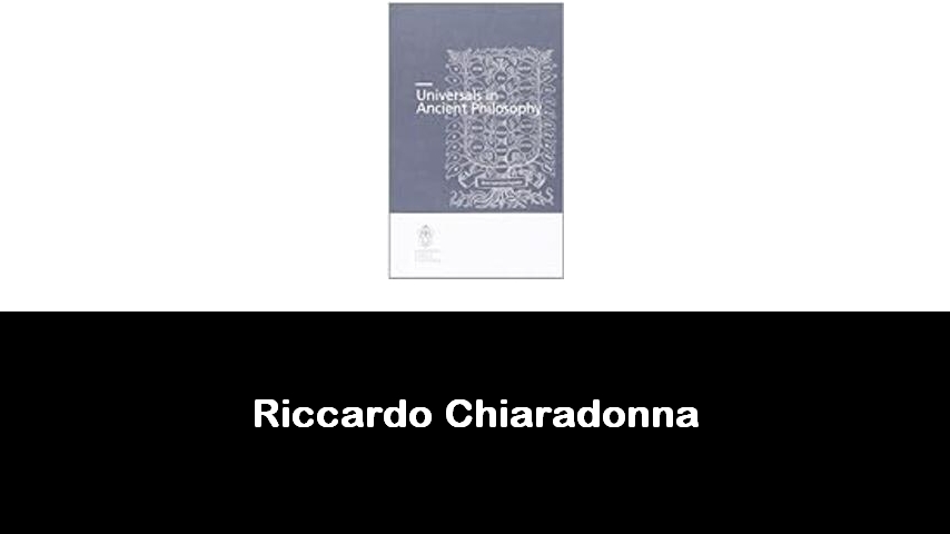 libri di Riccardo Chiaradonna