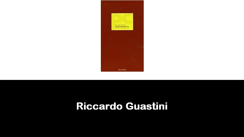 libri di Riccardo Guastini