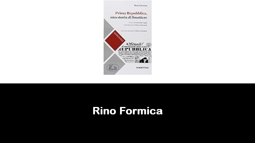 libri di Rino Formica