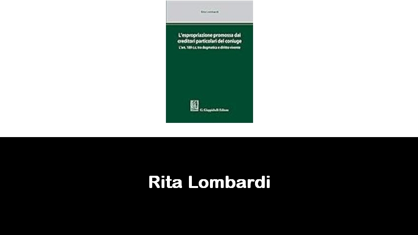 libri di Rita Lombardi